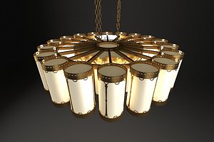 3d chandelier light classic model