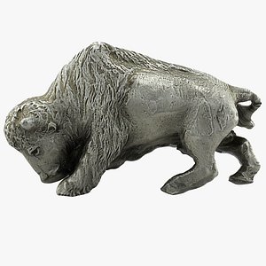 realistic bull 3d model
