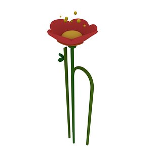 Cartoon flower