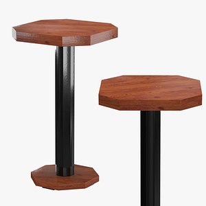 Tiny Art Deco Side Table 3D model