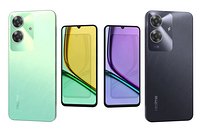 Realme C61 Purple And Green Low Poly