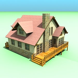 simple house 3ds
