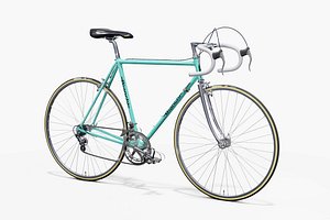 Vintage Race Bicycle - BIANCHI 3D