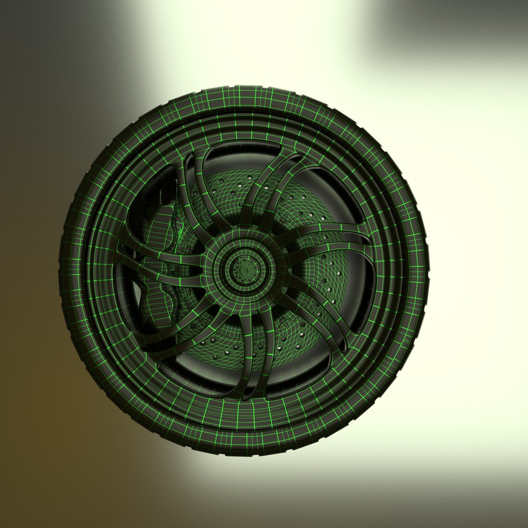 3d 3ds Pagani Huayra Wheel Rim