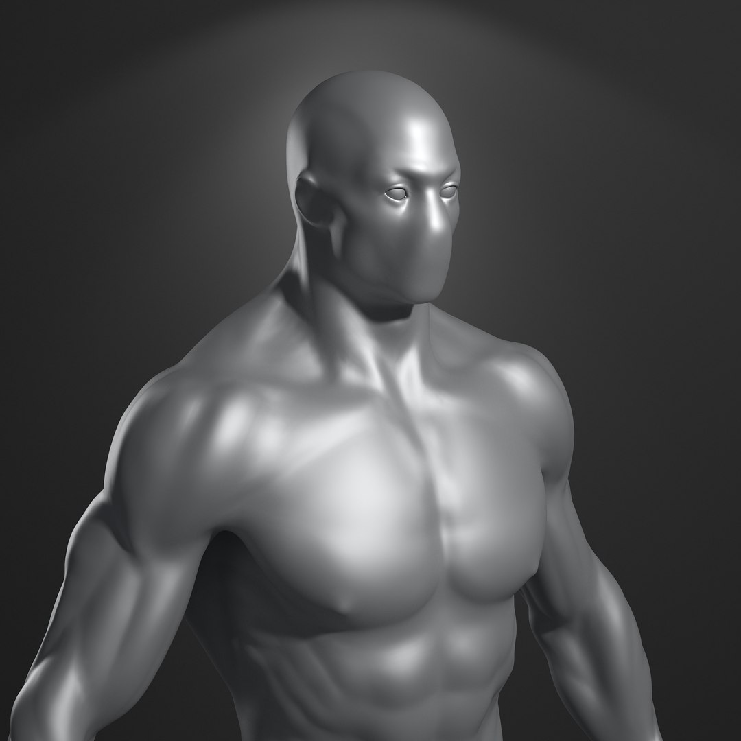 superhero man super hero 3d model