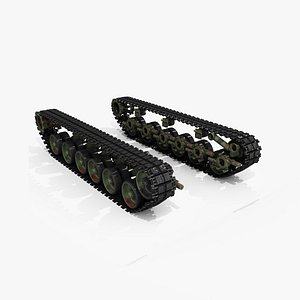 Tank running tracks