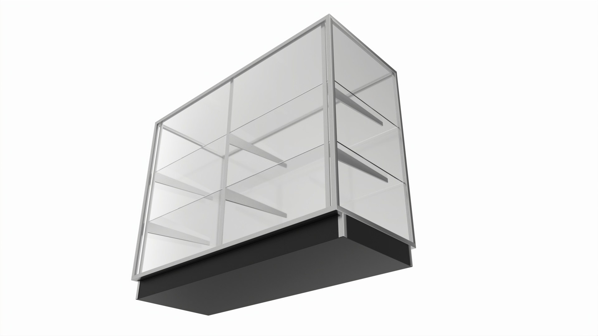 3D Store Glass Cabinet Showcase Model - TurboSquid 2188188