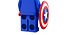 Three Superheroes Lego Toys