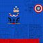 Three Superheroes Lego Toys