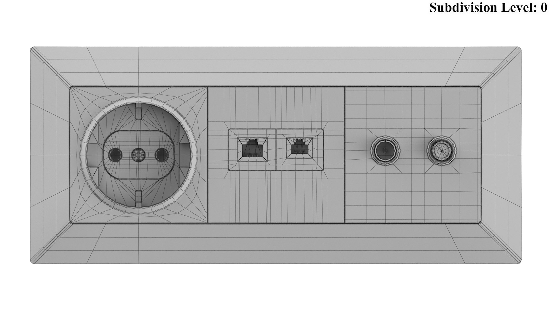 3D Wall Socket https://p.turbosquid.com/ts-thumb/3S/sbmFTt/Rl/9/jpg/1651834753/1920x1080/fit_q87/69aa80ad9164f09deba82e20ca78f02725fa90cf/9.jpg