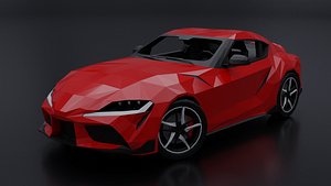 3D Toyota Supra 2019 model