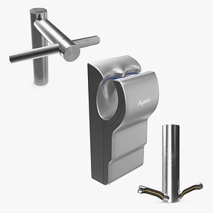 Dyson Hand Dryers Collection 3D model