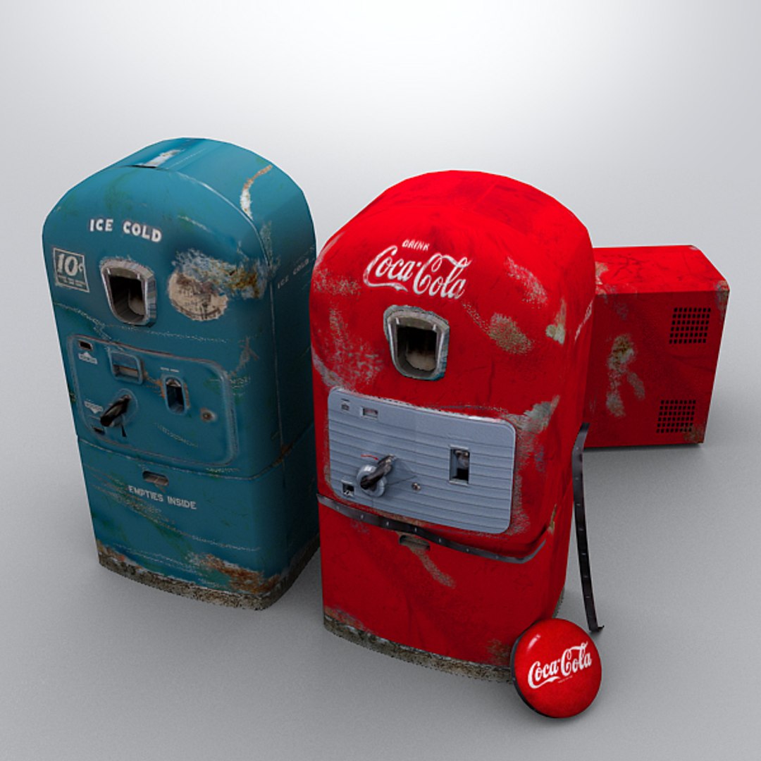 3d Vending Machines Set