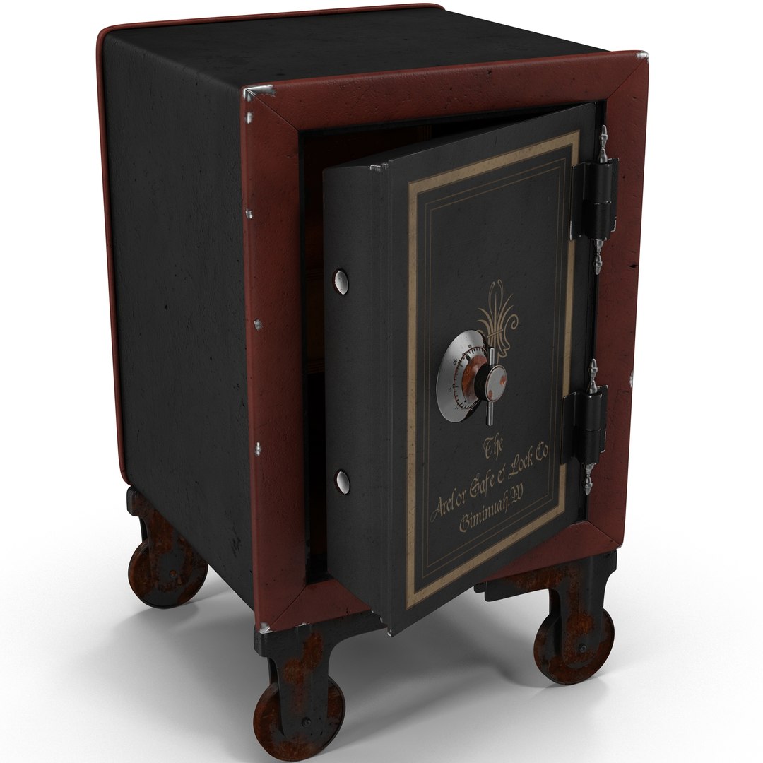 Old Safe 2 3D model preview
