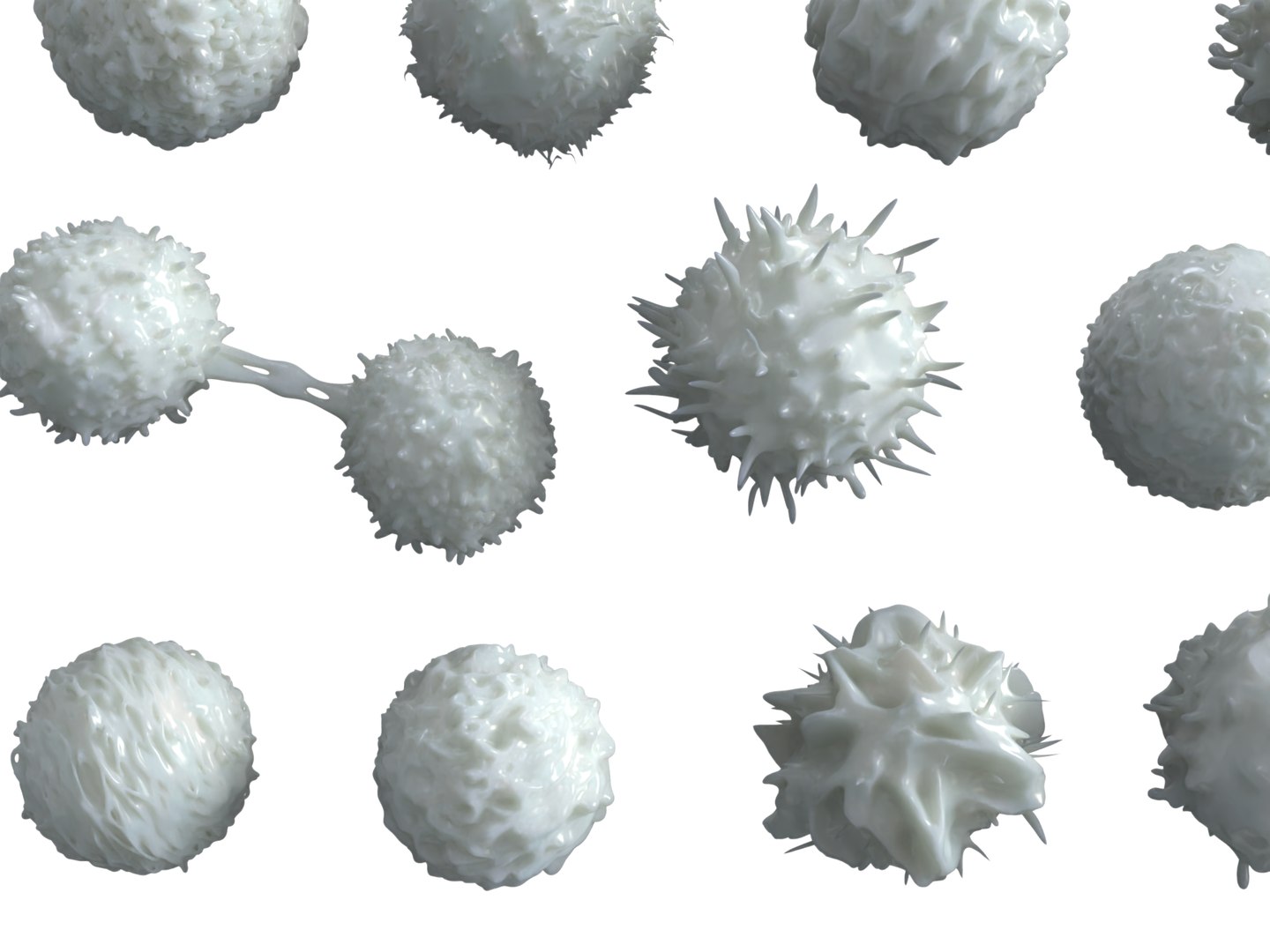 3D model lymphocytes pack - TurboSquid 1519768