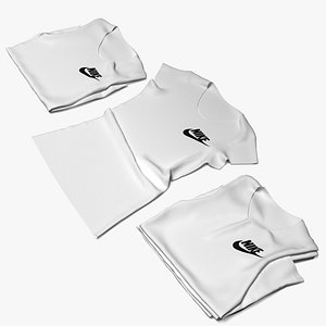 female tshirt 3D model