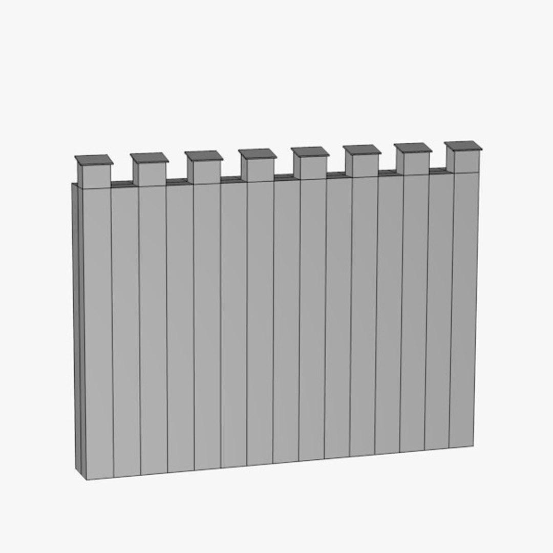 Medieval Rampart Wall 3ds