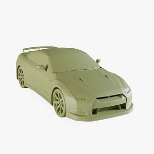 3D Nissan GT-R 2020