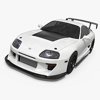 Toyota Supra Mk4 Carbon Aero Kit Simplified