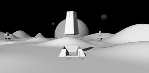 3D Graveyard of Gods model