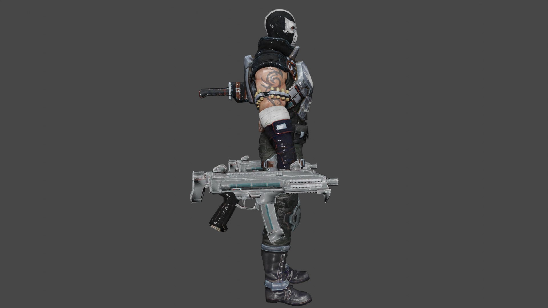 Crossbones Low-poly Model - TurboSquid 2459452