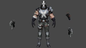 Crossbones Low-poly