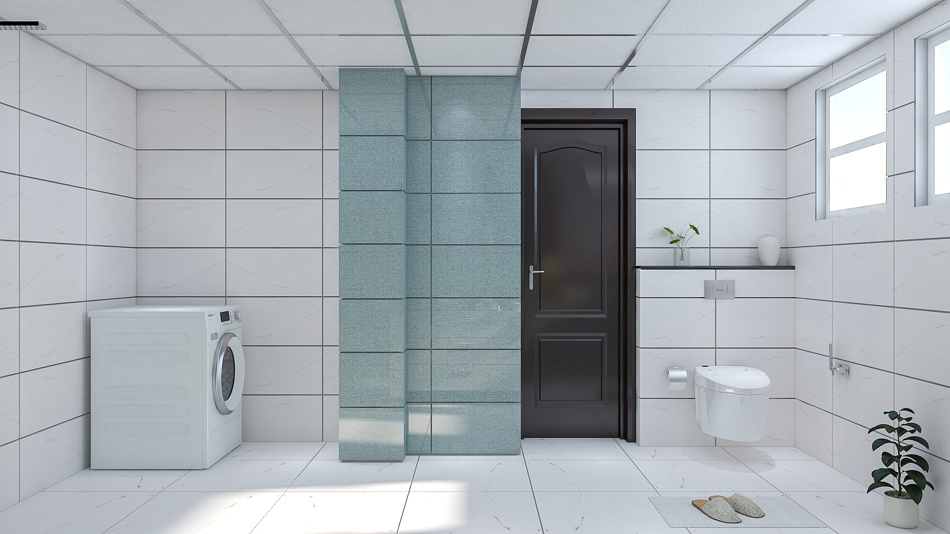 MODERN BATHROOM INTERIOR SCENE - 1 3D model https://p.turbosquid.com/ts-thumb/3T/Q5t8C2/Ra/mastertoiletview2op3/jpg/1634553408/1920x1080/fit_q87/243b72862212b96dd1a1c12ba293cecf6123d2eb/mastertoiletview2op3.jpg