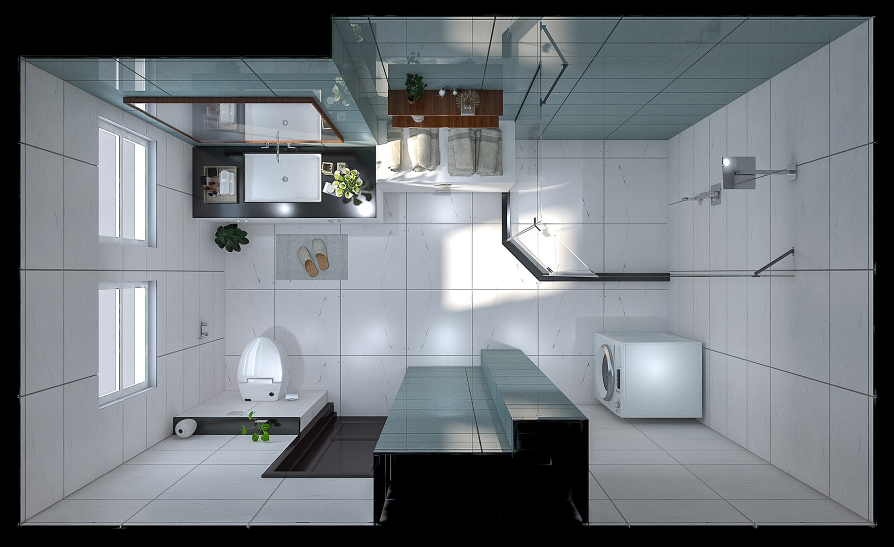 MODERN BATHROOM INTERIOR SCENE - 1 3D model https://p.turbosquid.com/ts-thumb/3T/Q5t8C2/rb/mastertoiletview3op3a/jpg/1634556416/1920x1080/fit_q87/1df347b7fb51063a50b0fc40af9631c0101c265f/mastertoiletview3op3a.jpg