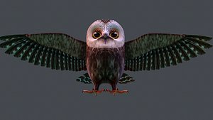 owl stylized model