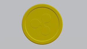 Ripple Coin 3D model
