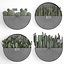 3D plants cactus wall decor