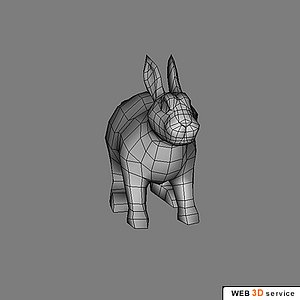3d rabbit model