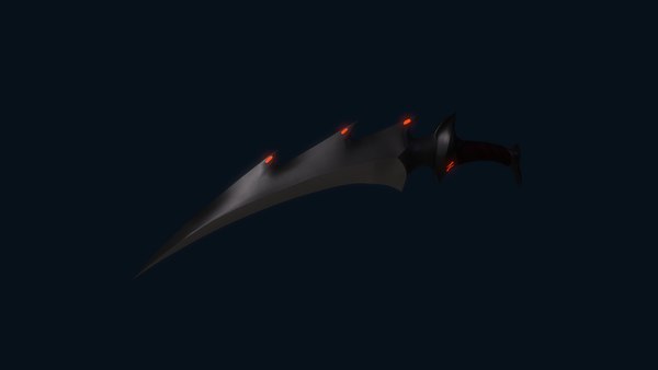 Cursed dagger 3D - TurboSquid 1808463