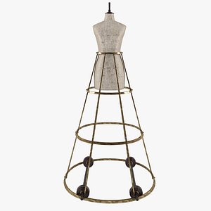 3d vintage mannequin model