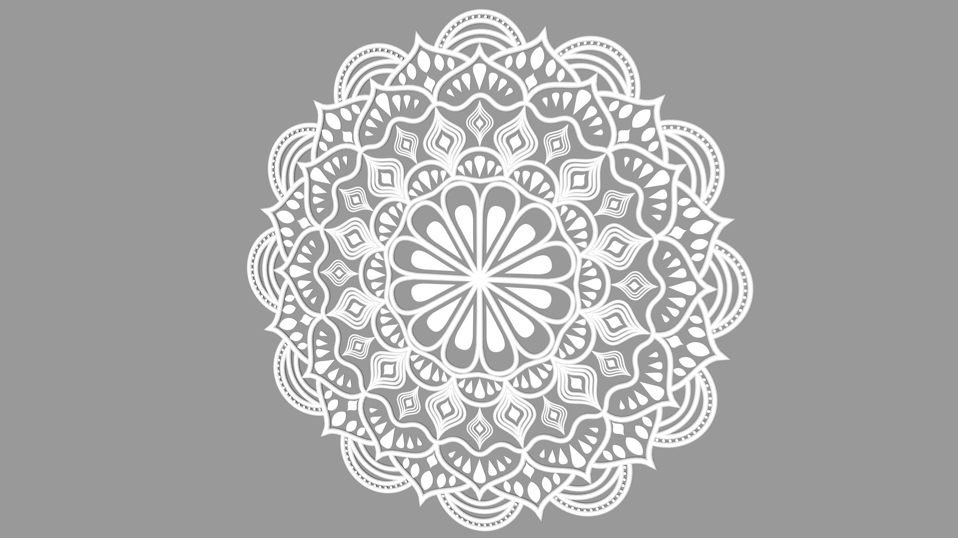 Mandala while model - TurboSquid 1808007