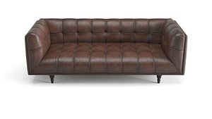 old leather sofa 3D model