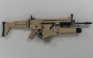 scar-l assault rifle eglm 3d model