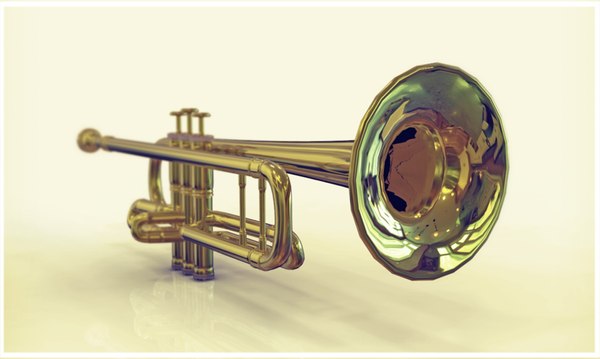trumpet 3d model