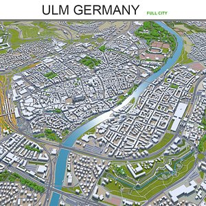 3D city area building