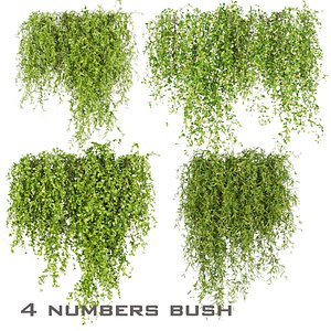 3D Collection plant vol 245 - fitowall - bush - ivy - 3dmax - corona - vray - fbx - obj