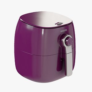 Philips Airfryer HD962190 Purple 3D