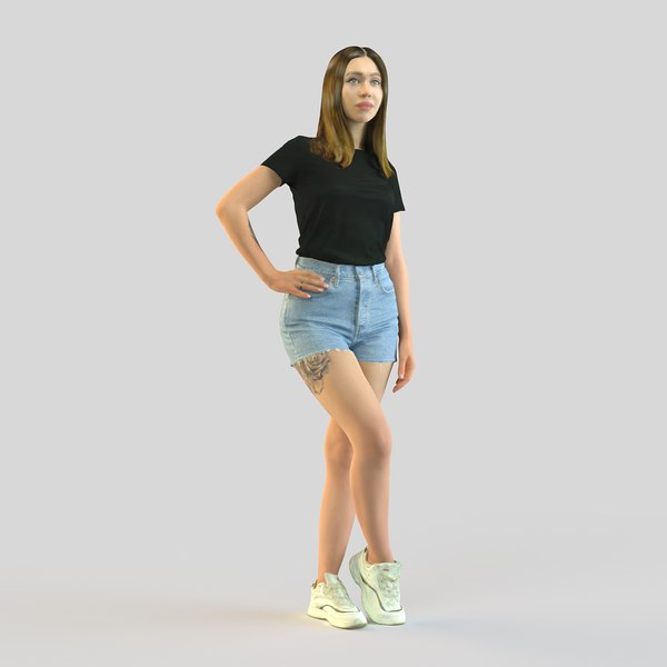 3D scan woman 12 model