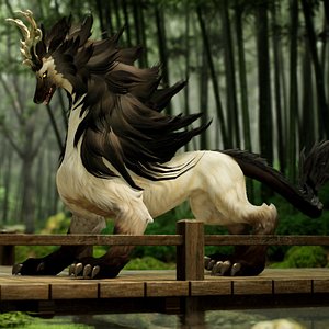 Divine Wolf-B3 3D model