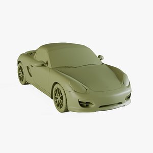 3D Porsche Boxster Spyder 2010
