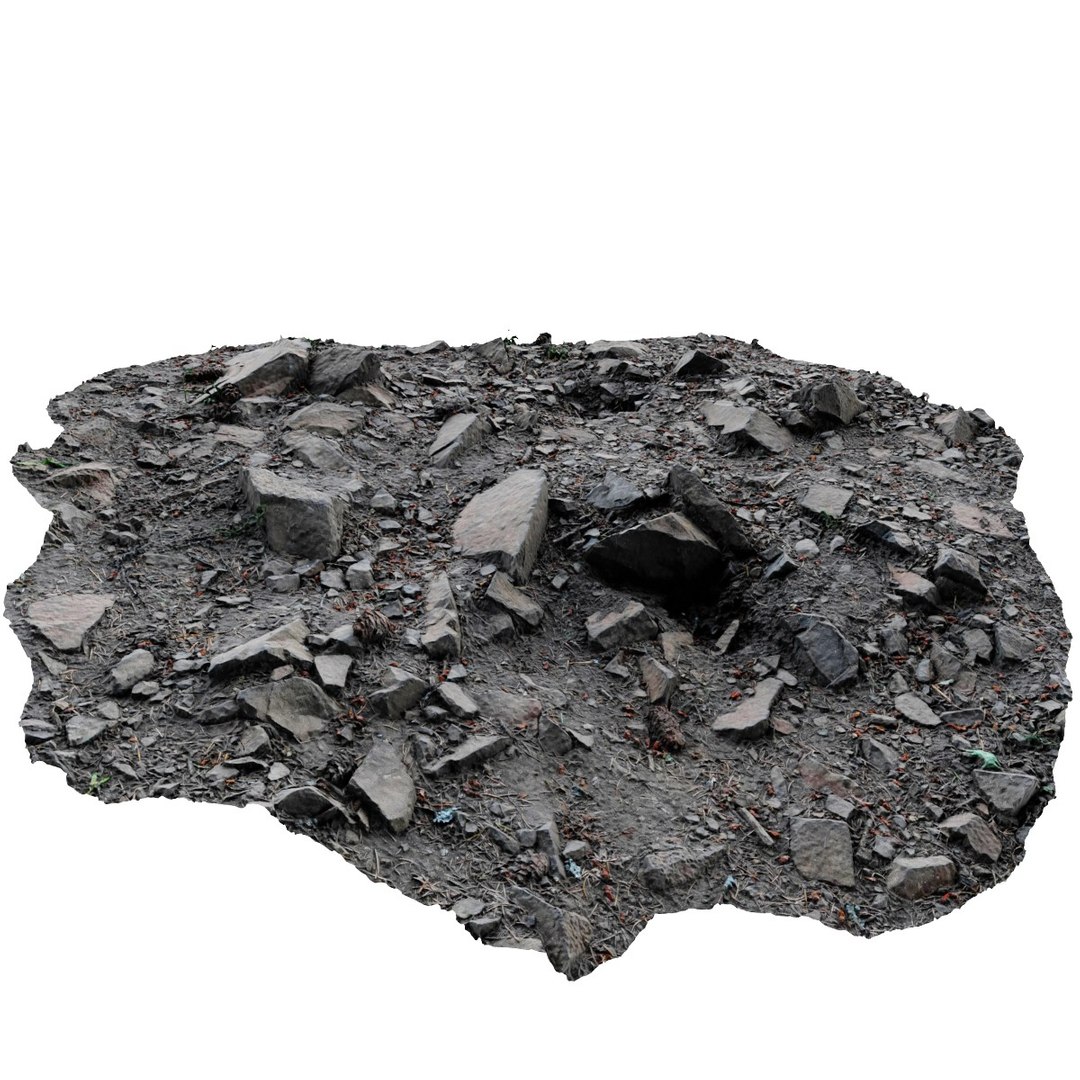 Ground Rocks Spirit Falls3 Model - TurboSquid 2233160