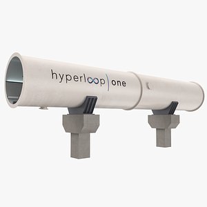 Hyperloop Tube 3D Model
