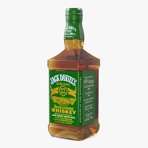 3D Jack Daniels Green Label Whiskey
