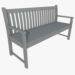 3D Bench 39 with PBR 4K 8K