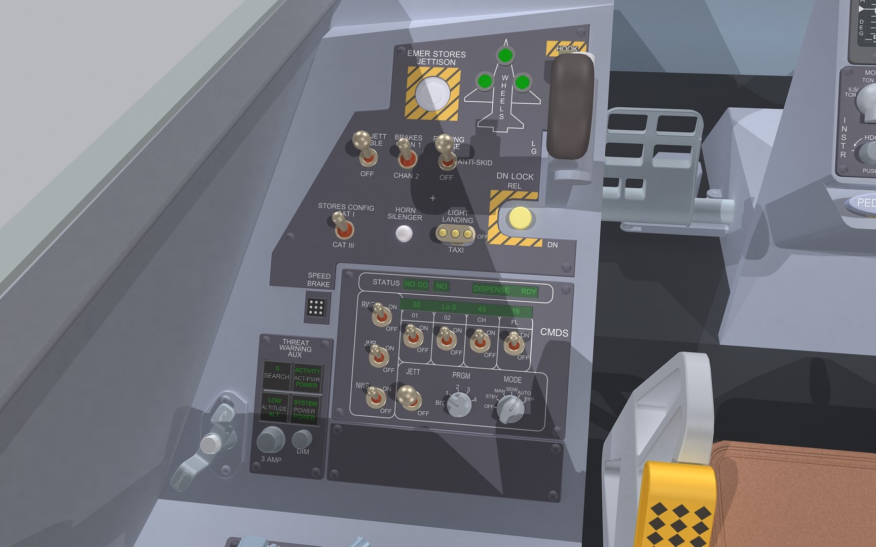 F-16 cockpit front fuselage 3D model https://p.turbosquid.com/ts-thumb/3U/9waM4s/VB/007/jpg/1766599862/1920x1080/fit_q87/dd668dd96083545b432fbab44411276f8df04588/007.jpg