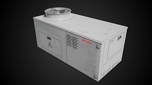 Rooftop Air Conditioner Industrial Prop 3D model